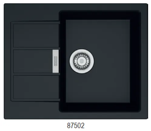 FRANKE : Evier à encastrer Sirius S2D 611-62, en tectonite  carbone 87502 Brit Cuisines FRANKE : Evier à encastrer Sirius S2D 611-62, en tectonite  carbone 87502 0