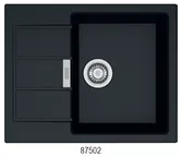 Brit Cuisines FRANKE : Evier à encastrer Sirius S2D 611-62, en tectonite  carbone 87502 0